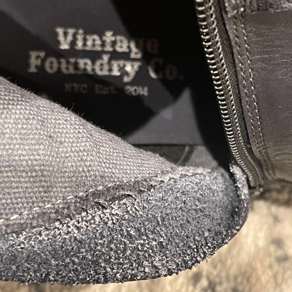 New Vintage Foundry Co. Women's Black Reign Tall Boot Size 8 - Picture 11 of 12